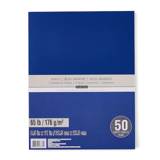 8.5" x 11" Cardstock Paper by Recollections™, 50 Sheets